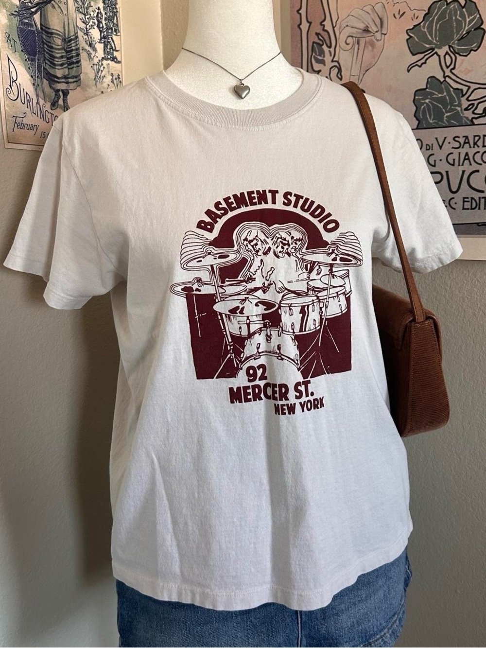 John Galt Vintage-Inspired Basement Studio Graphic Tee